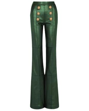 Balmain Wide Pants - Green