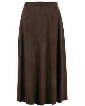 Antonelli Midi Skirts - Marrón