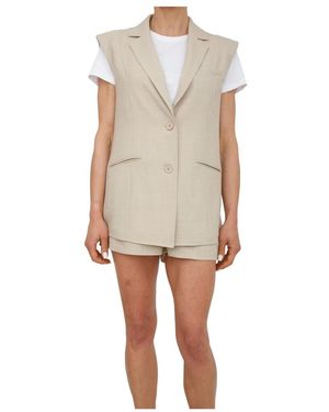 Fracomina Waistcoats - Natural