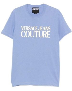 Versace Jeans Couture Tops ,Blauw ,T-Shirt