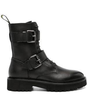 Doucal's Lace-Up Boots - Black