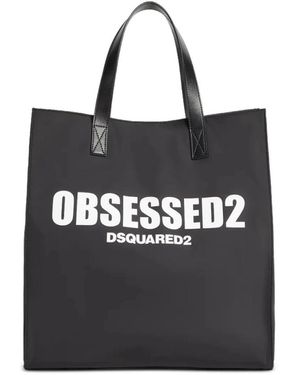 DSquared² Tote Bags - Zwart