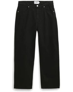 Wax London Straight Trousers - Black
