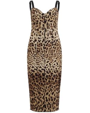 Dolce & Gabbana Midi Dresses - Metallic