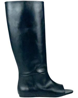 GIMAGUAS Schoenen ,Zwart ,Katoen Open High Boot - Blauw