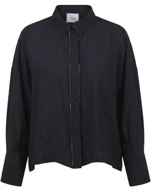 8pm Overhemden ,Zwart ,Los Angeles Shirt - Blauw