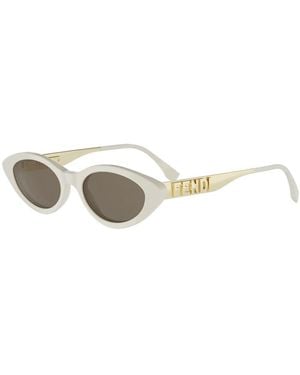 Fendi Graphy Zonnebril - Metallic