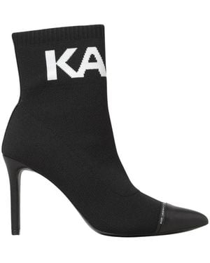 KARL LAGERFELD Heeled Boots - Black