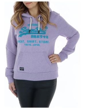 Superdry Hoodies - Purple