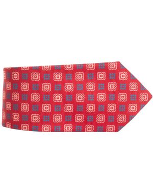 Kiton Cravatta Seta 21 - Rot