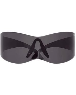 Balenciaga Graue Nylon-Linsen-Wickelmaske