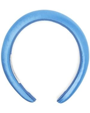 Jennifer Behr Hellblauer Satin Kreisförmiger Haarschmuck