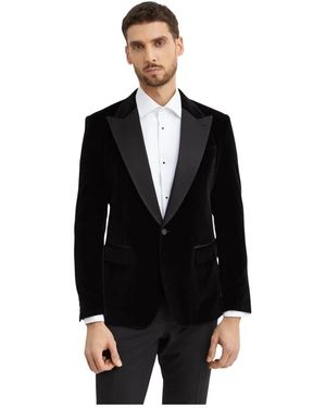 Dolce & Gabbana Velvet Smokingjas - Zwart