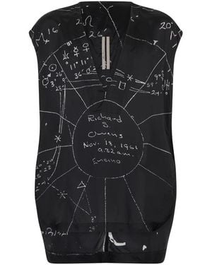 Rick Owens Sleeveless Tops - Black