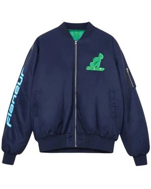 flâneur Bomber Jackets - Blu
