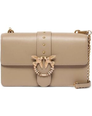 Pinko Love One Classic New Buckle - Naturel