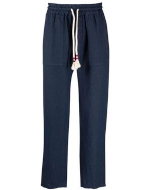 MC2 Saint Barth Straight Trousers - Blue