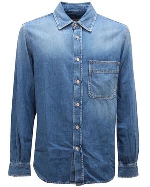 CYCLE Formal Hemden - Blauw
