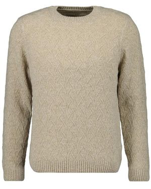 RAGMAN Rundhals-Strickpullover - Grau