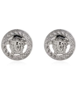 Versace Oorbellen Met Medusa-Hoofd - Metallic