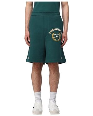 Valentino Grüne Stylische Sweatshorts