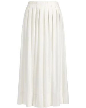 LADNERI Midi Skirts - Blanco