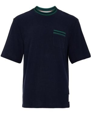 THOM BROWNE Tシャツ Thom Browne side-slit short-sleeve T-shirt | White | FARFETCH