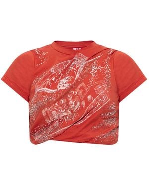 DIESEL T-Shirts - Rojo