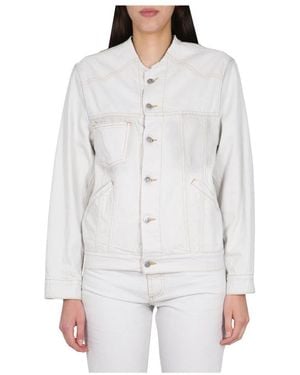 Maison Margiela Denim Jackets - White