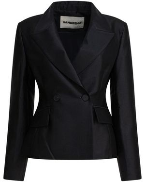 Sandbeige Blazers - Negro