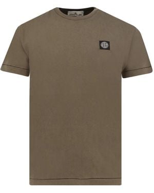 Stone Island T-Shirts - Verde