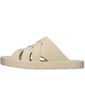 Bottega Veneta Sliders - Natural