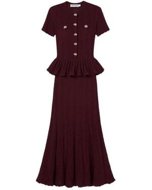 Self-Portrait Midi Dresses - Rojo