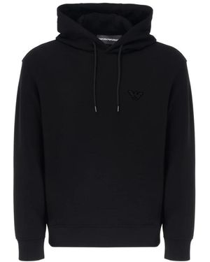 Emporio armani hoodie black sale