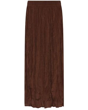 Heartmade Midi Skirts - Brown
