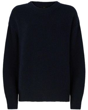 Pinko Truien & Vesten ,Blauw ,Wol Gracidio Ronde Hals Trui