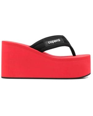 Coperni Schoenen ,Rood ,Sandaal Met Sleehak
