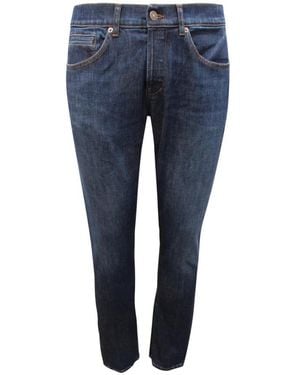 Dondup Jeans ,Blauw ,Straight Jeans