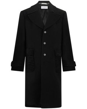 Philipp Plein Single-Breasted Coats - Nero