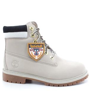 Timberland Lace-Up Boots - Blanco