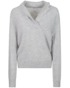 Kangra V-Neck Strickware - Grau