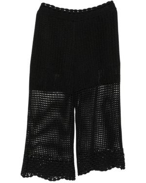IRO Cropped Trousers - Black