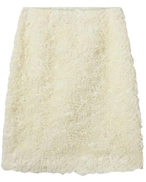 THE GARMENT Rokken ,Wit ,Polyester Hydra Pencil Skirt - Naturel