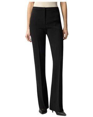 Pinko Broeken ,Zwart ,Polyester Edamame Pantalone Canvas Tecni