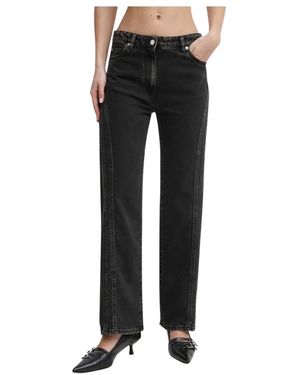 IRO Falgari Gerades Jeans - Schwarz