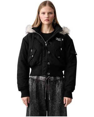 Juicy Couture Bomber Jackets - Negro