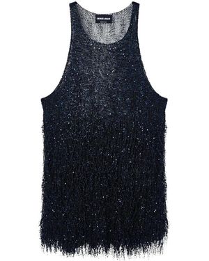 Giorgio Armani Sleeveless Tops - Blue