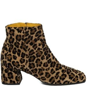 Mara Bini T242 Guare Blockabsatz-Stiefel - Braun