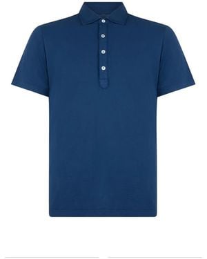 Moorer Polohemd Aus Baumwolle - Blau