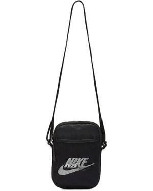 Nike Heritage Crossbody-Tasche - Schwarz
